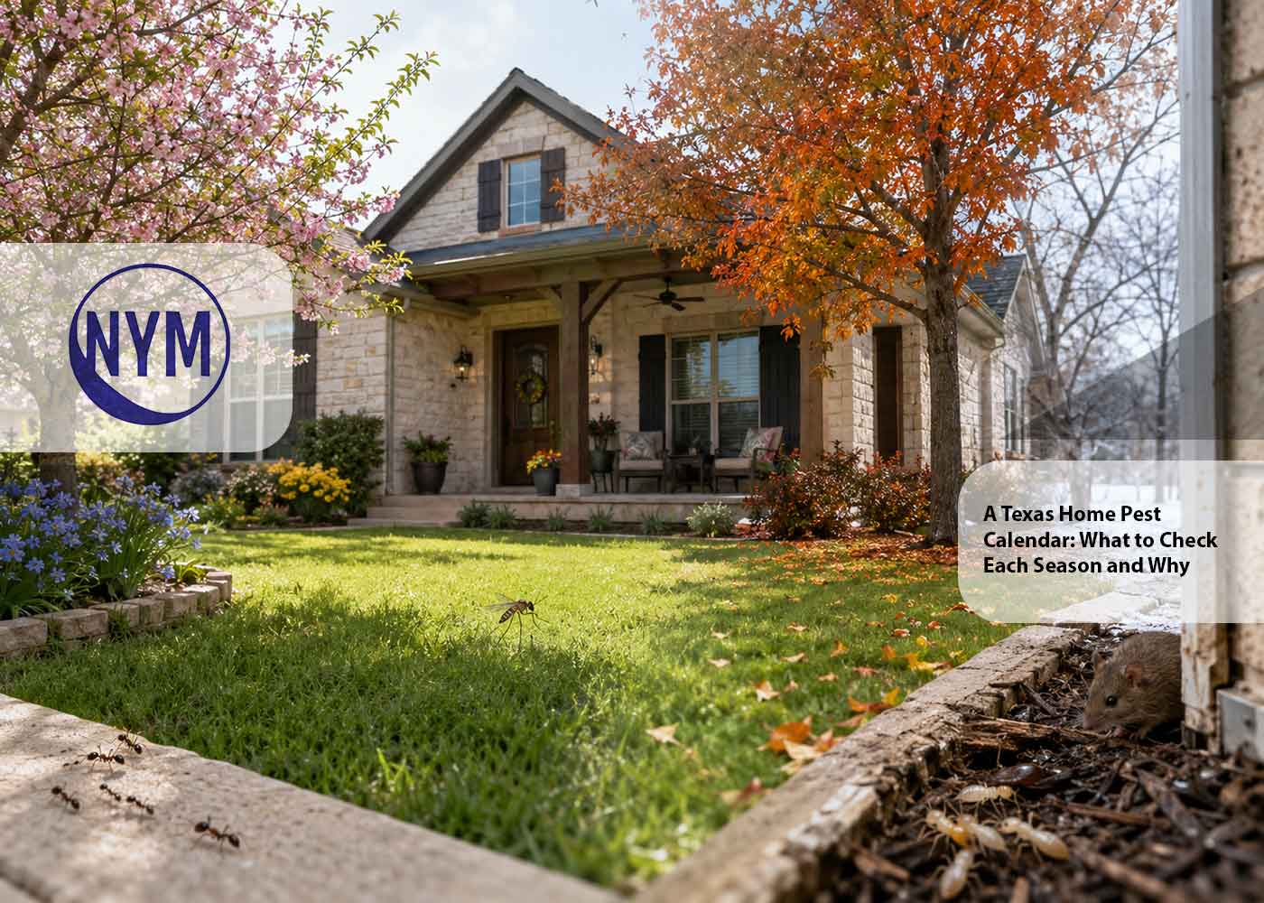 A Texas Home Pest Calendar: What to Check Each Season and Why