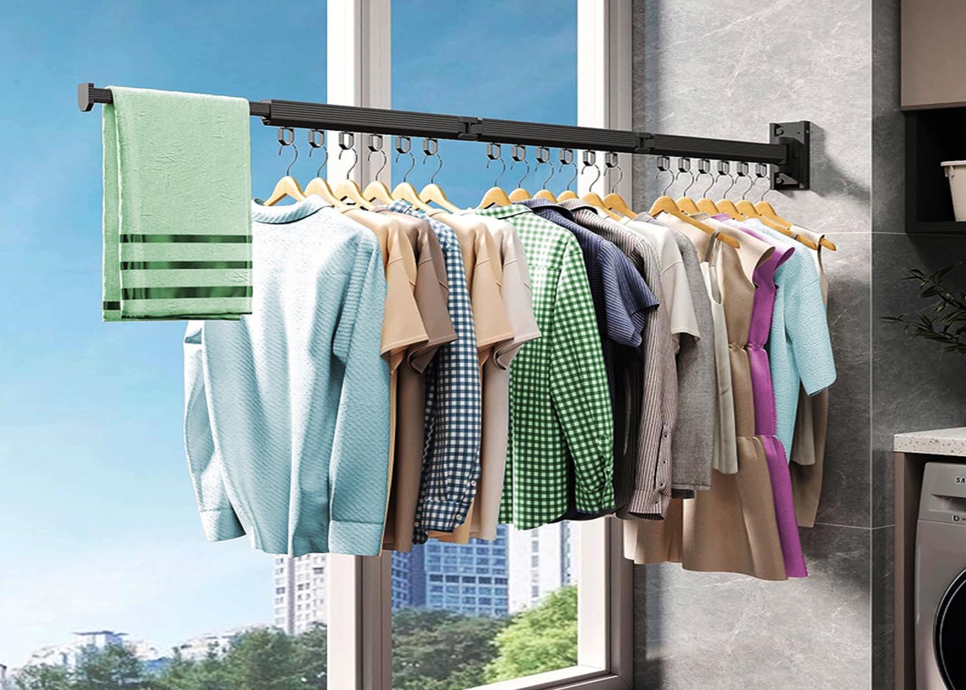 Air Drying 101: Wall-Mounted Hangers for Fresh and Clean Clothes