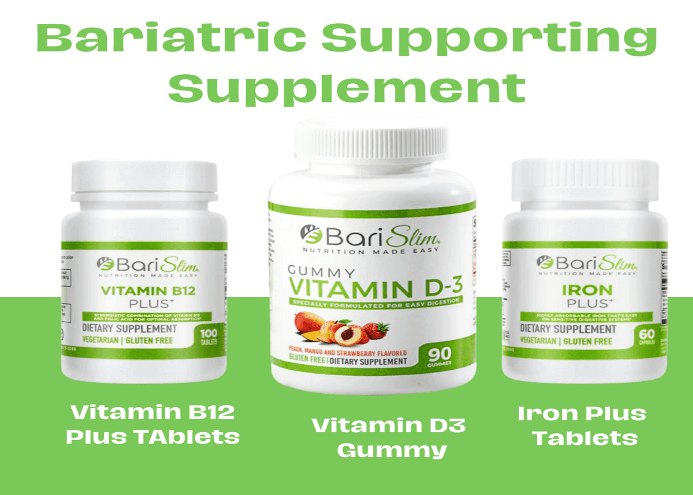 Choose the Best Bariatric Vitamins | Bariatric Supporting Supplement | Barislim