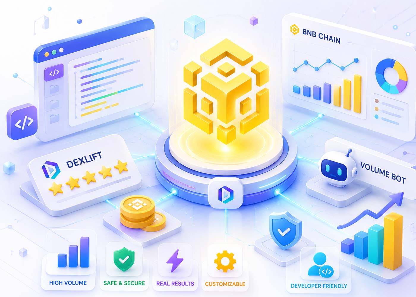 Dexlift Best BNB Volume Bot 2026 - A Developer's Honest Review