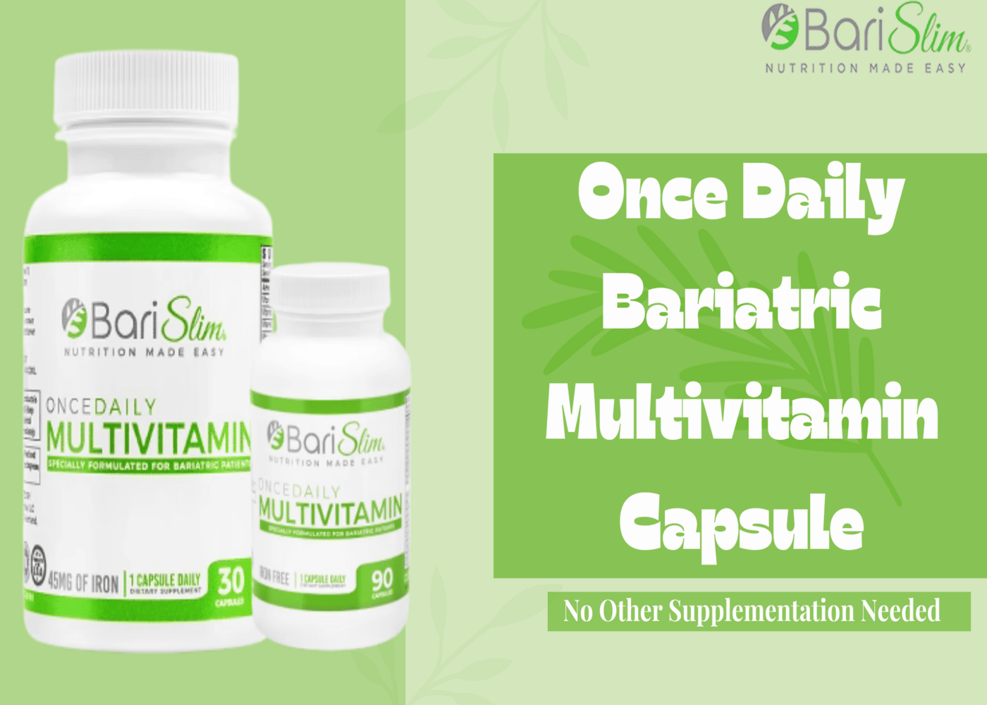 Enhance Your Weight Loss Journey with Bariatric Multivitamin Capsules | Barislim