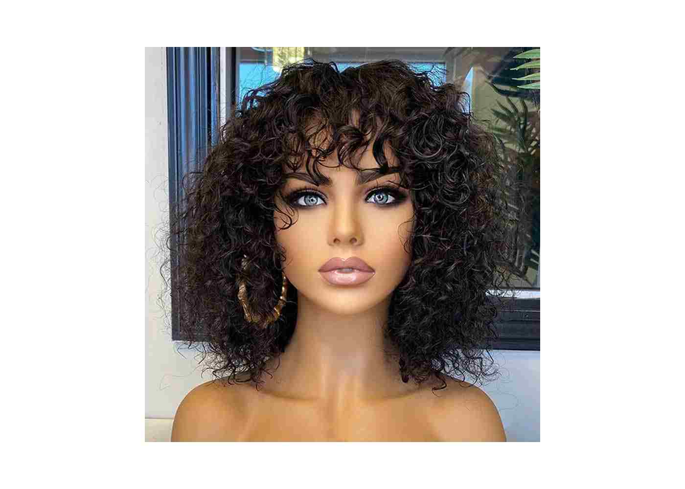 Express Your Unique Beauty with Luv me Hairs Versatile Curly Wigs with Bangs