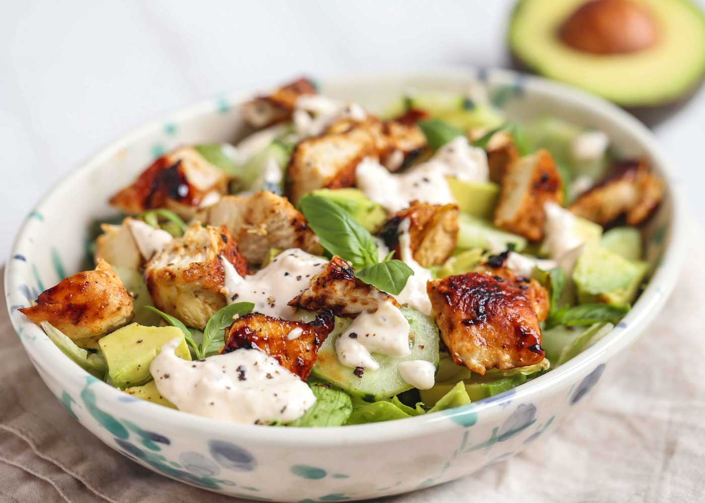 How to Make a Healthy Chicken Salad with Avocado