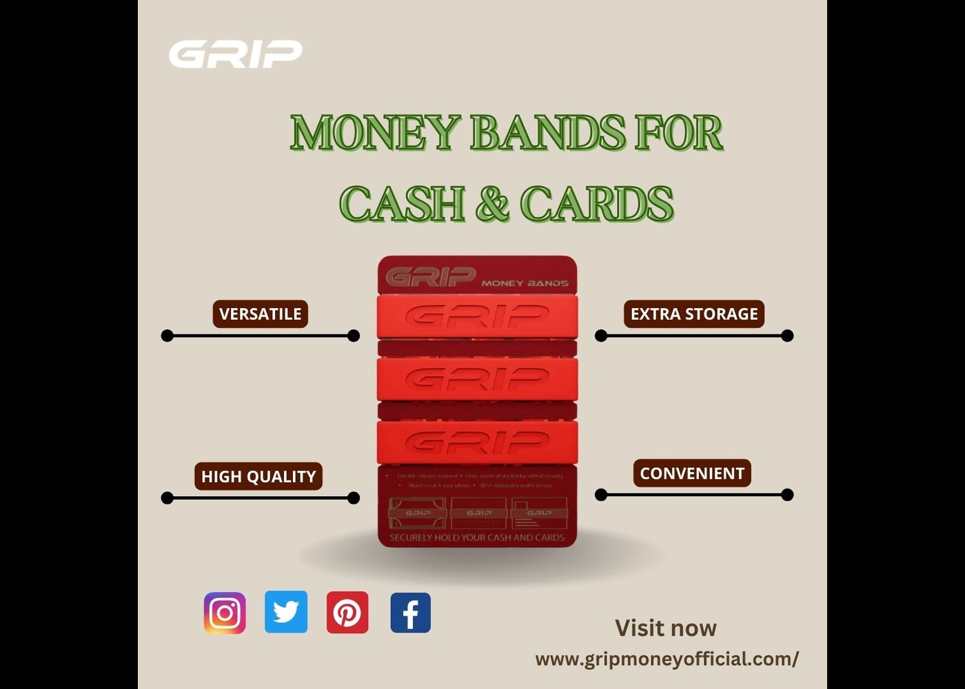 Money Bands | The Trendy Solution for Safe & Stylish Cash & Cards Handling