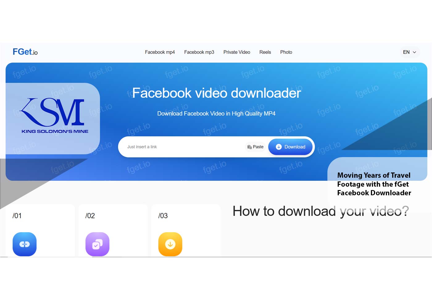 Moving Years of Travel Footage with the fGet Facebook Downloader
