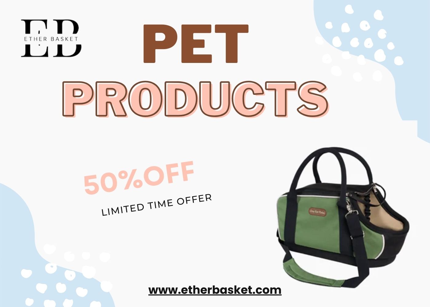 Quality and Comfort Come Together When Purchasing Pet Products on Etherbasket!