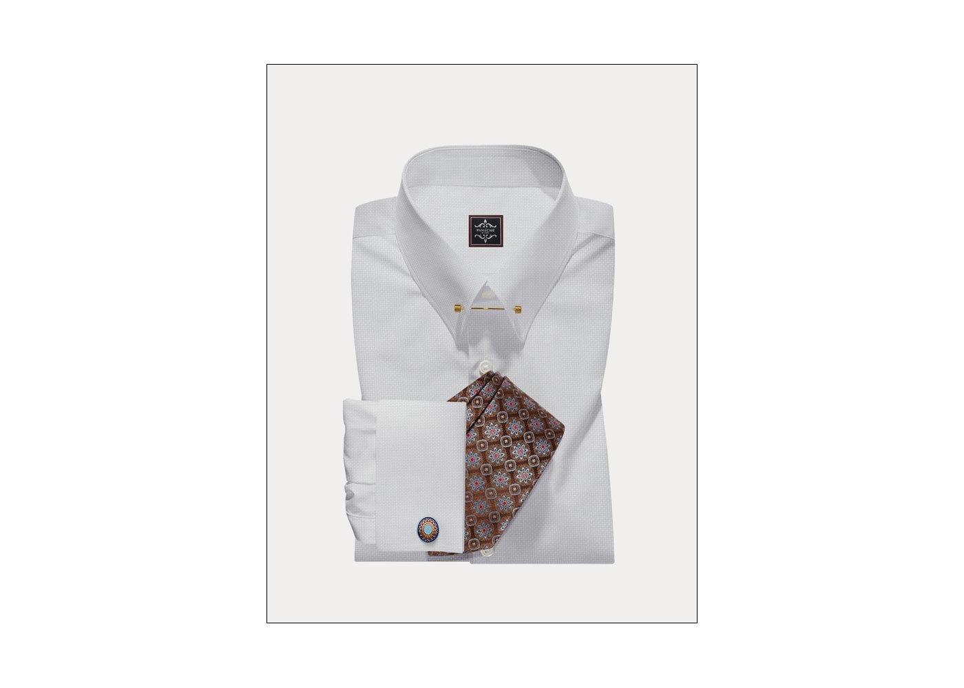 Elevate Your Style: Shop the Trending Pin Collar Men's Dress Shirt