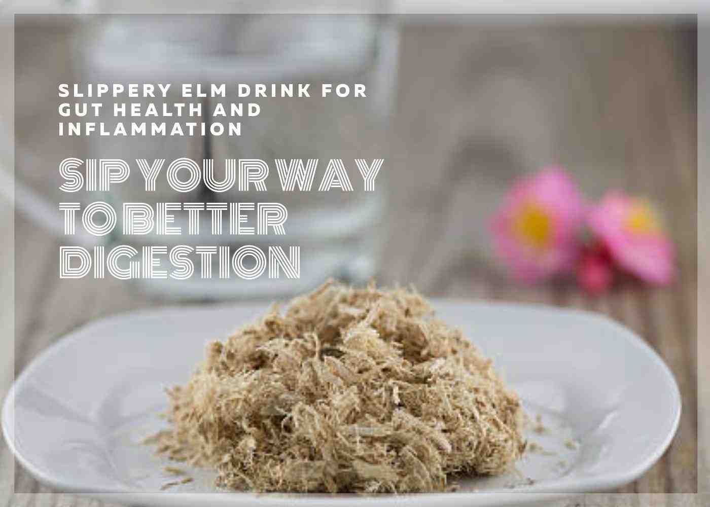 Slippery Elm Drink: Digestion, Gut health, Inflammation