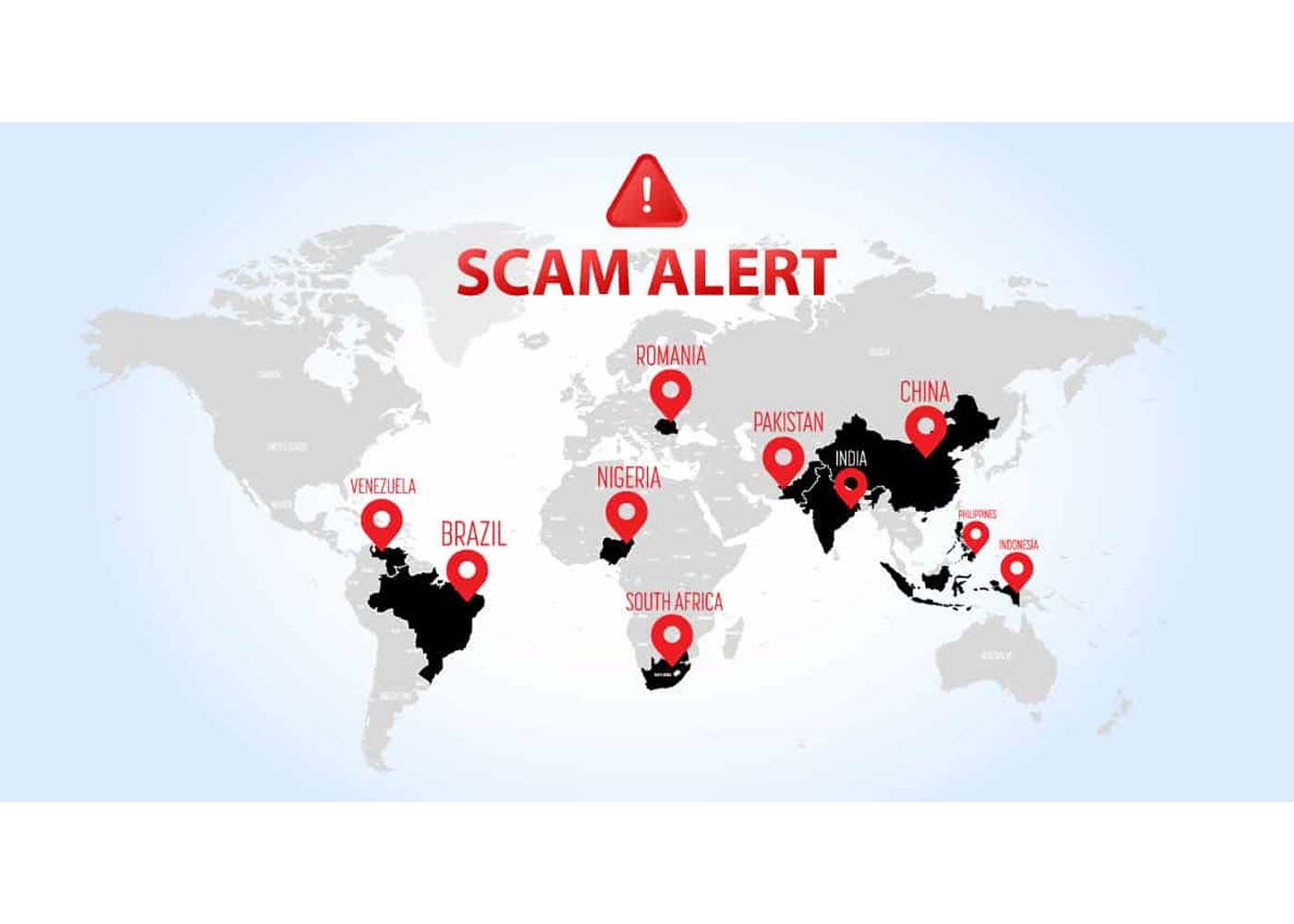 Top Countries with the Biggest Scammers in the World