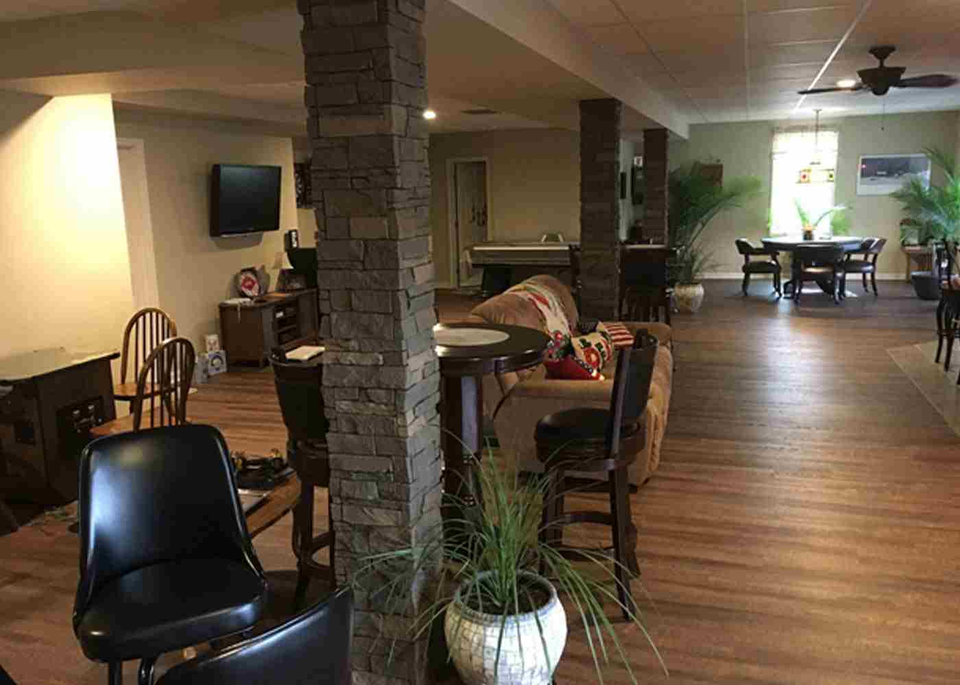 Have an ugly pillar in your home? Transform it with faux stone!
