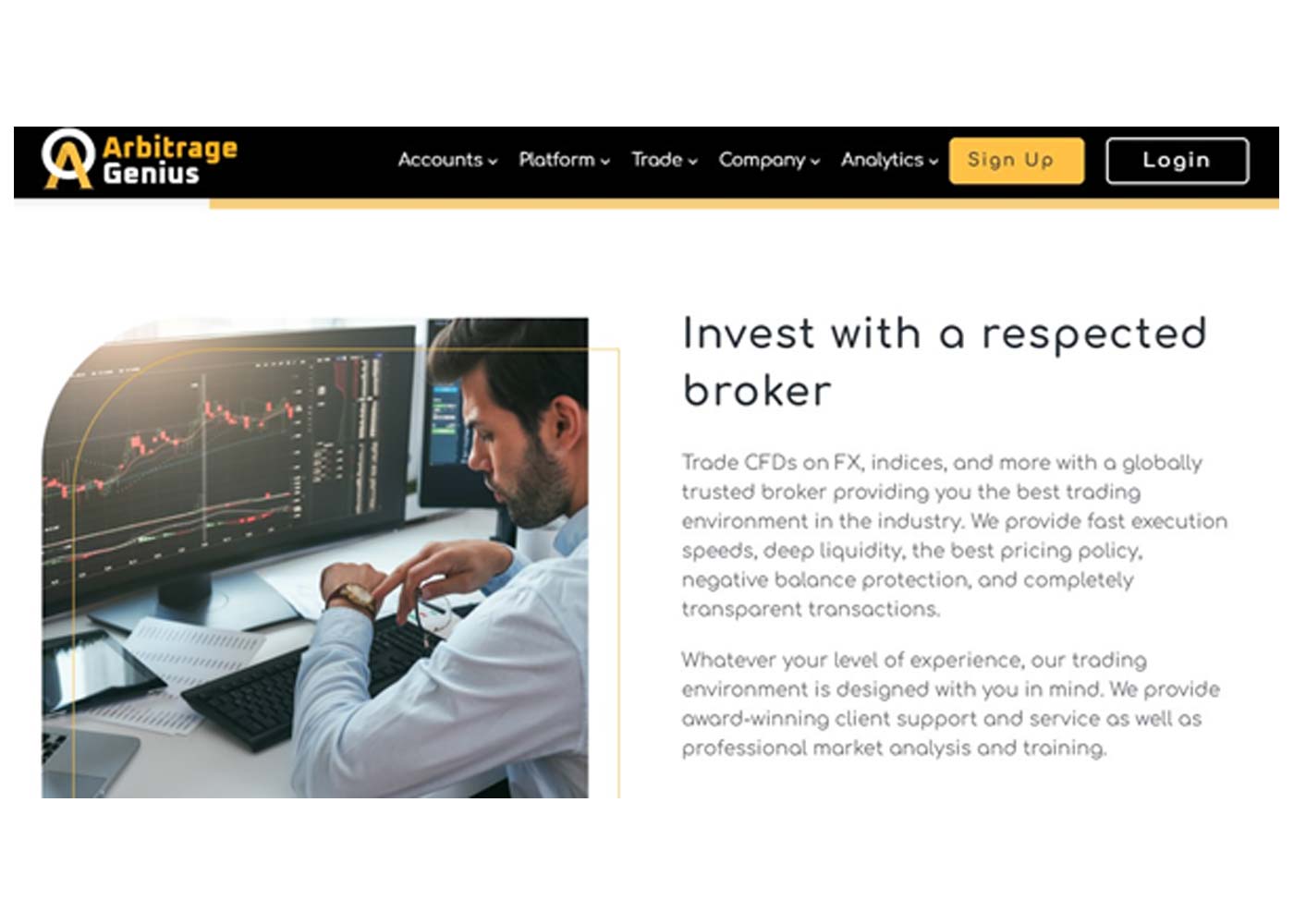 Arbitrage Genius Review: Why Should You Trade Forex with This Investment Company?