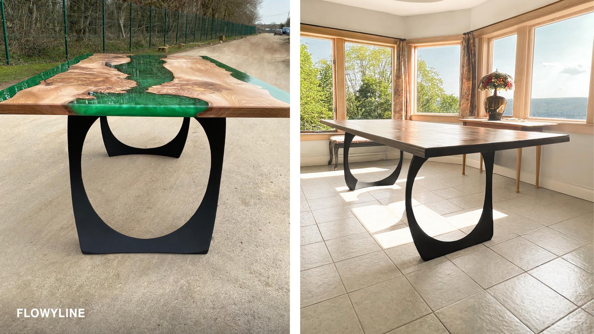 Metal Table Legs in Minimalist Interior Design